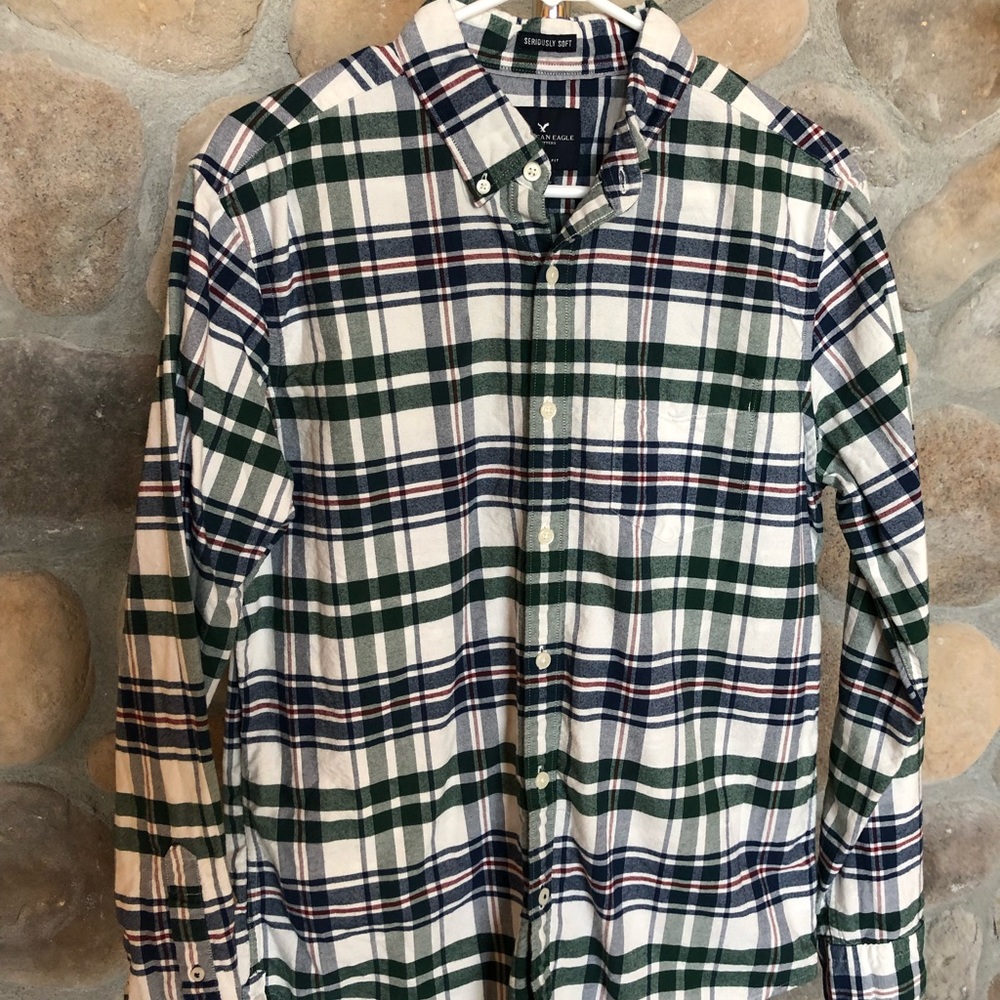 Plaid button down